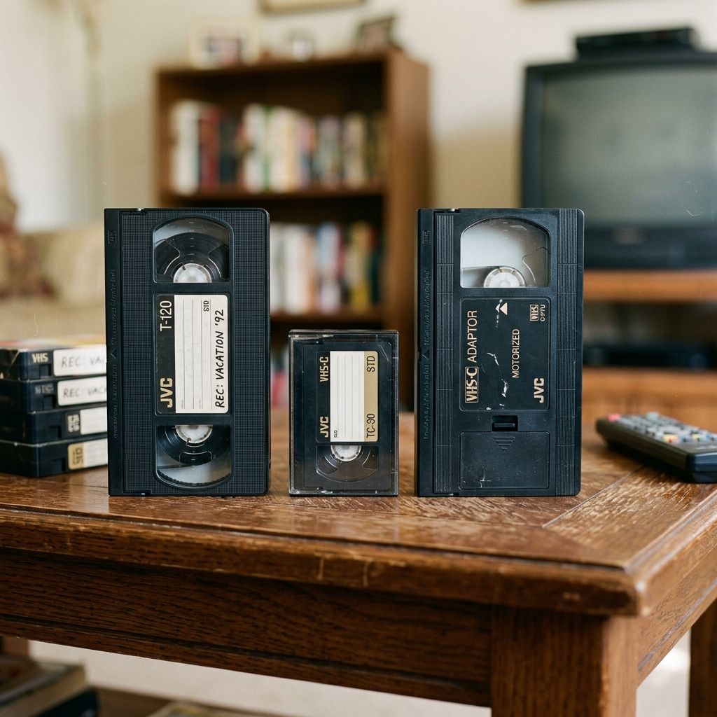 VHS vs. VHS-C: Qual a diferença e como assistir fitas compactas?
